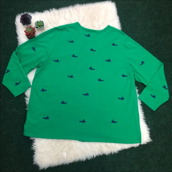 QVC Quacker Factory Rhinestone Embroidered Whale Cardigan - Picture 7 of 13